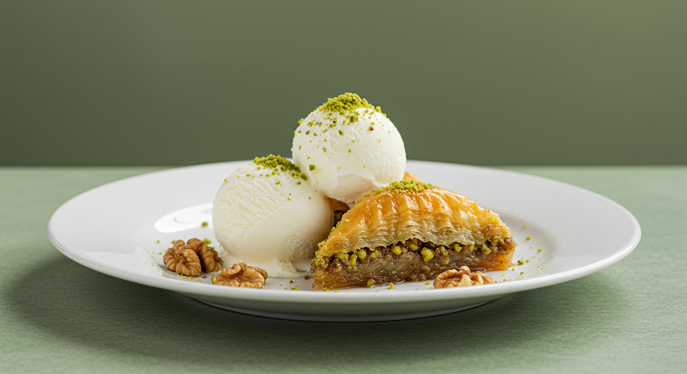 Bozkaya Baklavaları: Dondurmalı Baklava