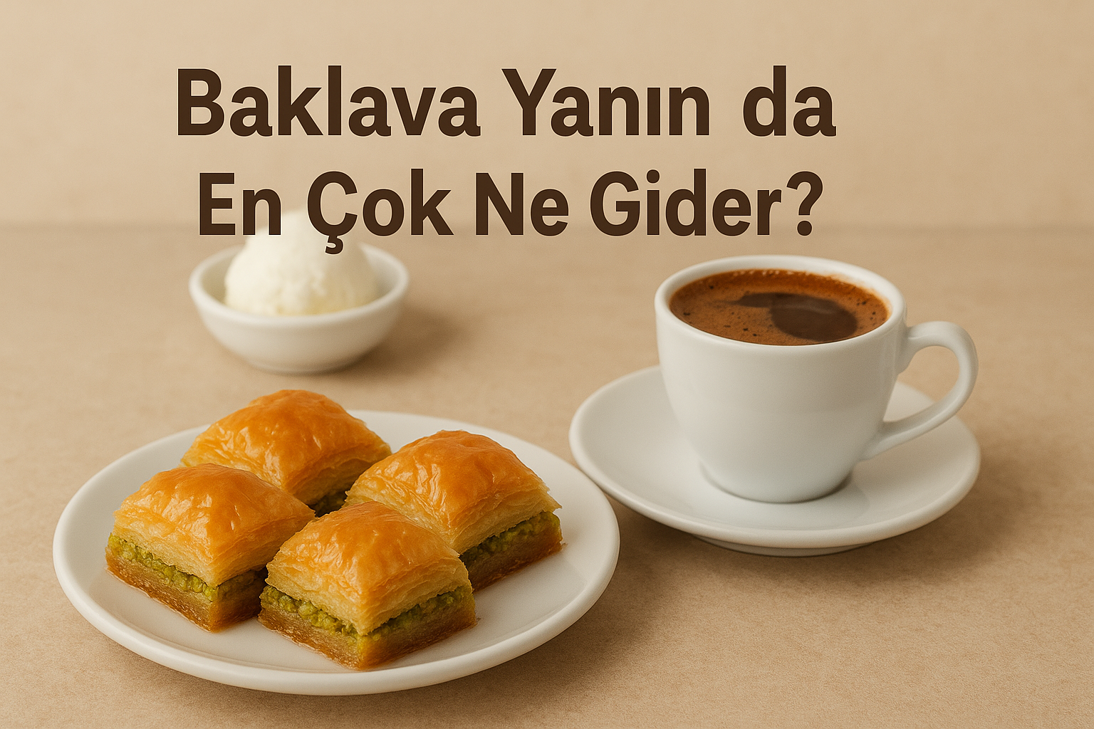 Baklava Yanında En Çok Ne Gider?
