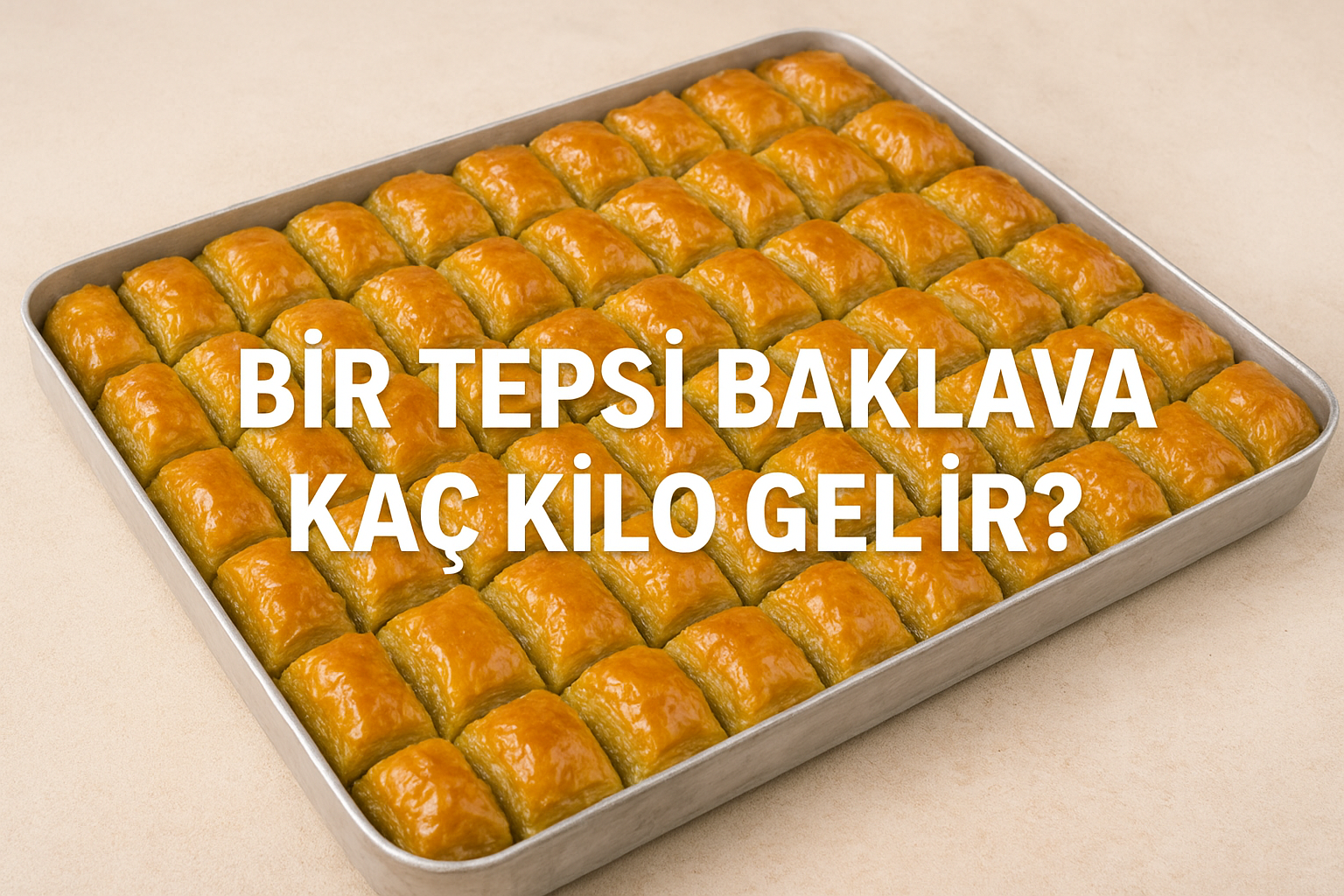 Ümraniye Bozkaya Baklavaları: Bir Tepsi Baklava Kaç Kilo Gelir?