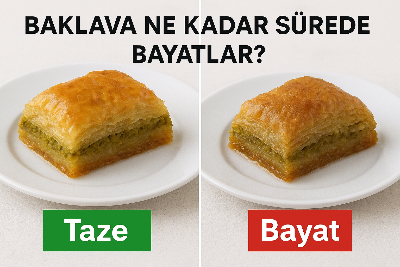 Baklava Ne Kadar Sürede Bayatlar?
