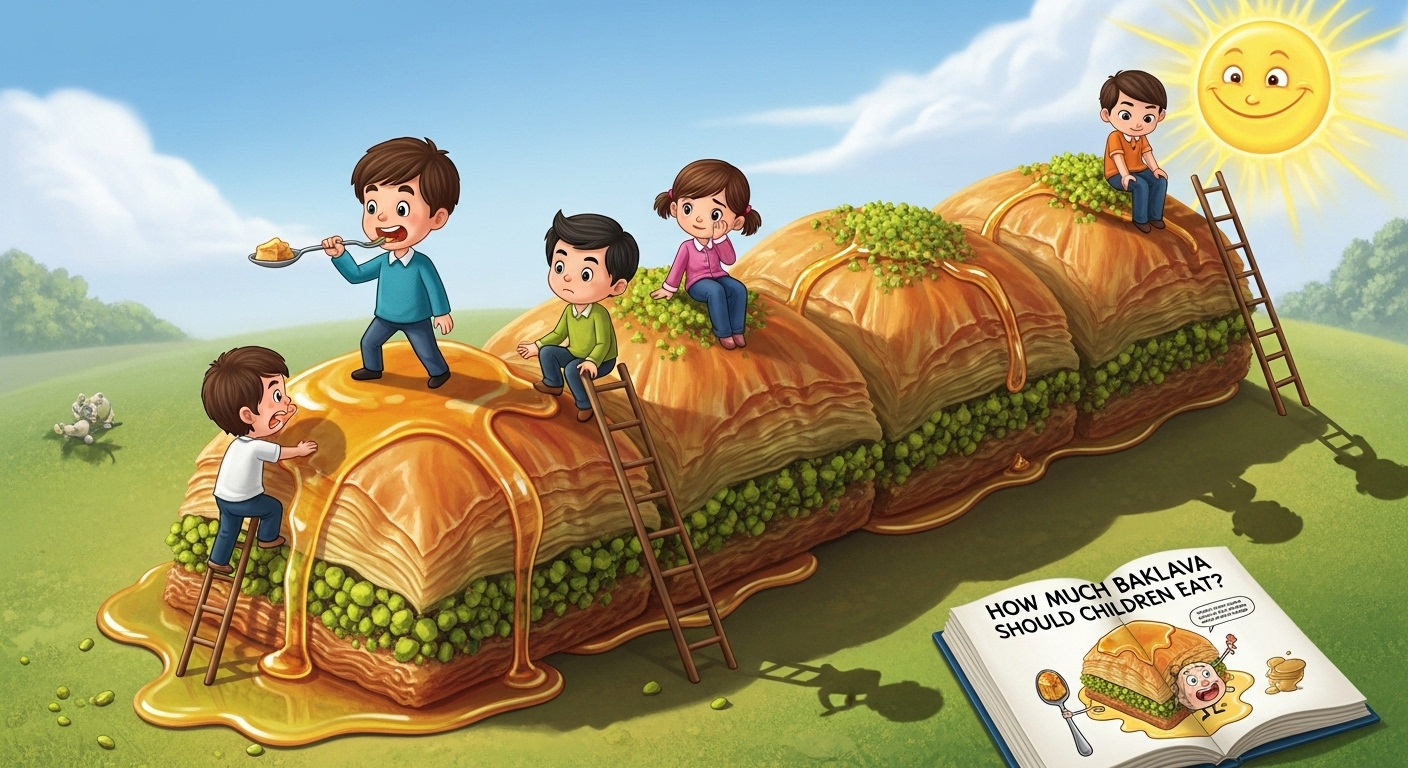 Çocuklar Ne Kadar Baklava Yemeli?