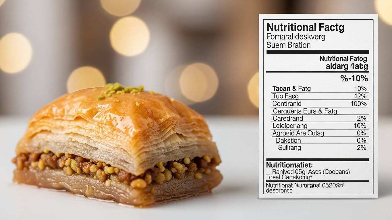 Bir Dilim Baklavanın Kalori ve Besin Değerleri