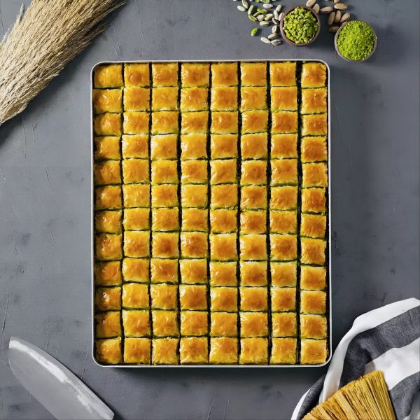 Fıstıklı Kuru Baklava Tepsi 4 Kg